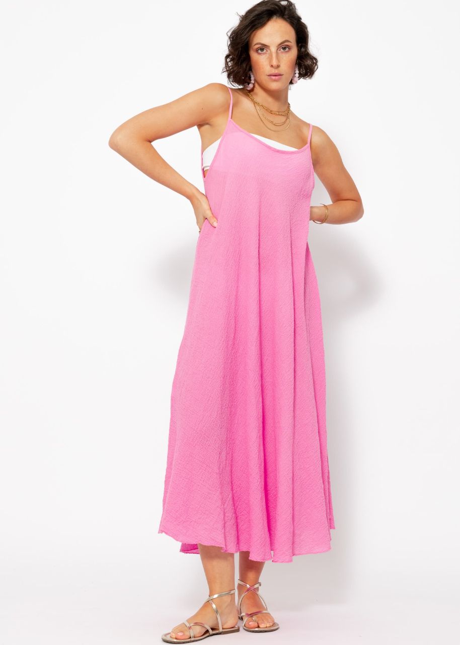 Muslin beach dress - pink