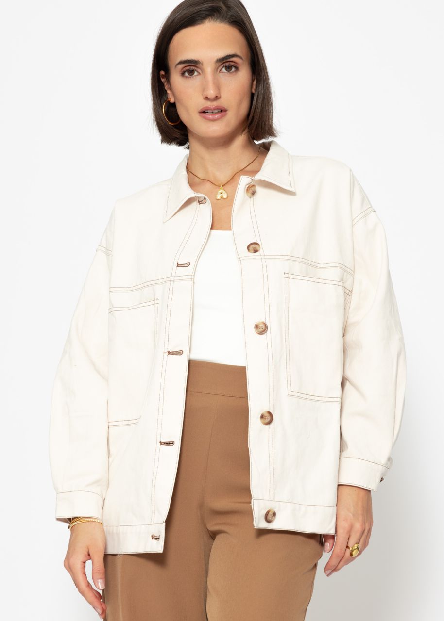 Blouse jacket - beige