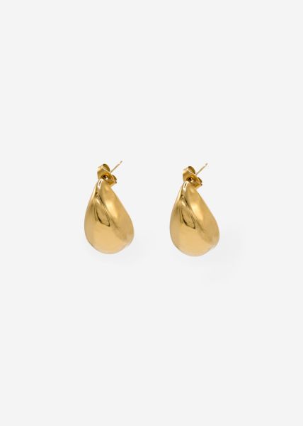 Drops stud earrings - gold