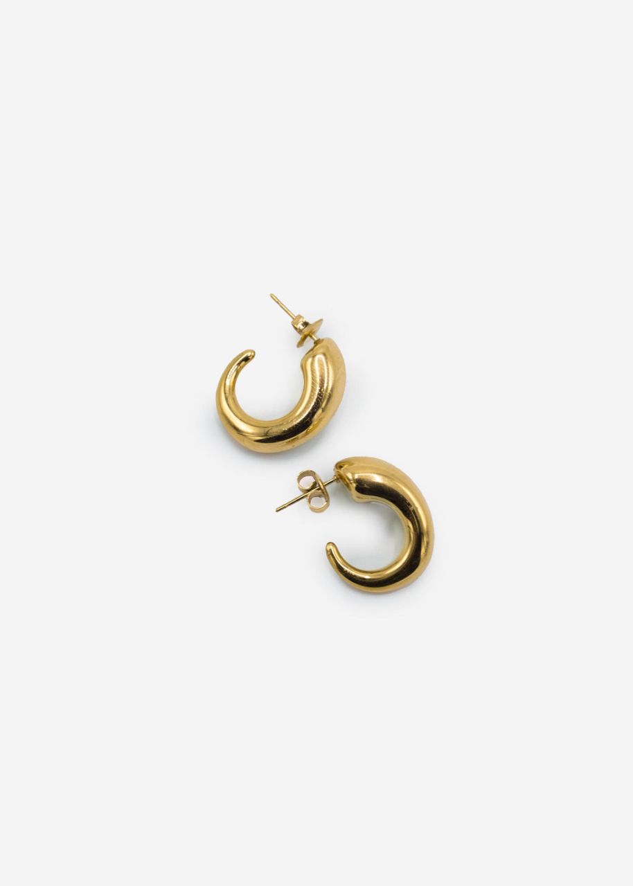 Hoop earrings - gold