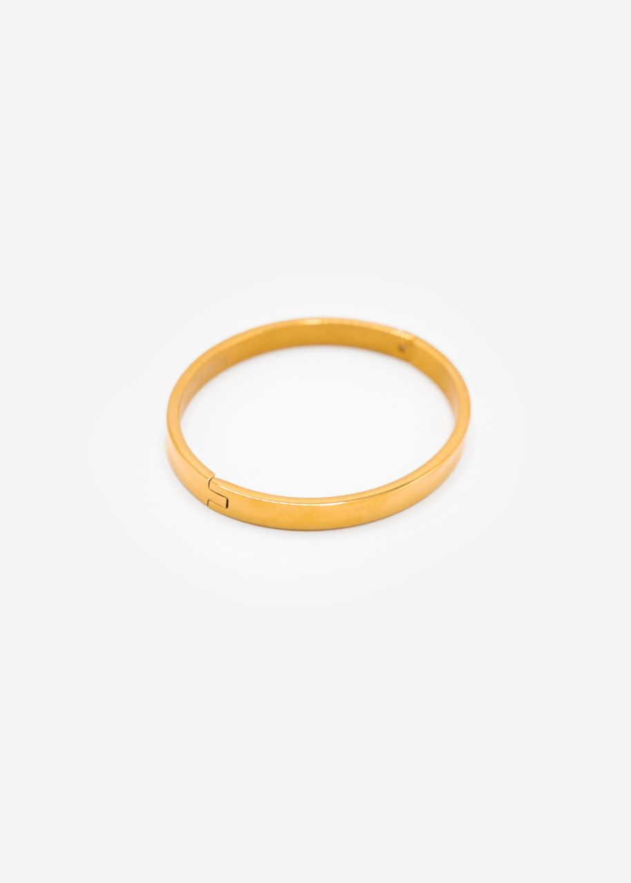 Flat bangle - gold