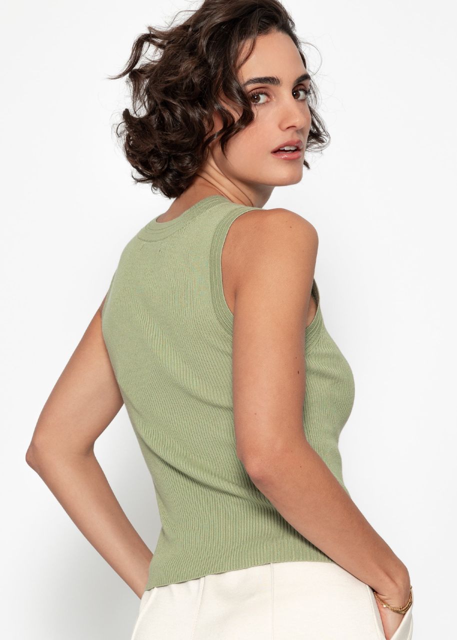 Knitted top - green