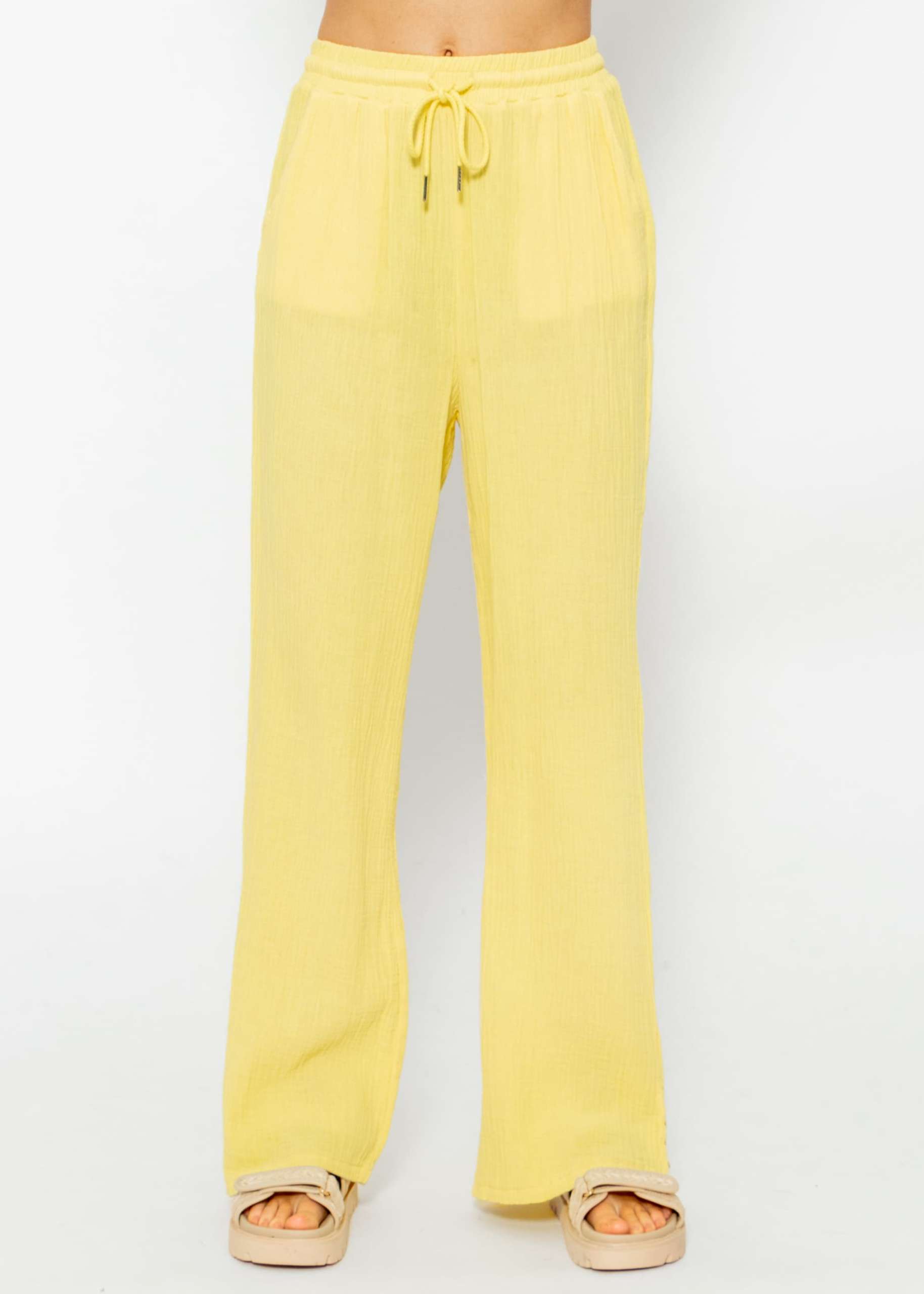 Muslin Pants, yellow