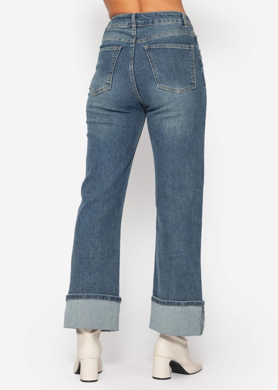 Wide leg jeans - medium blue