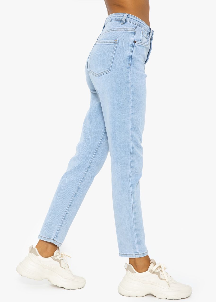 Relax Fit Highwaist Jeans, light blue