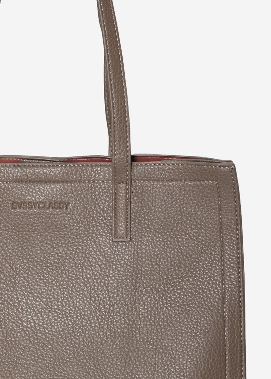 Tote shopper - taupe