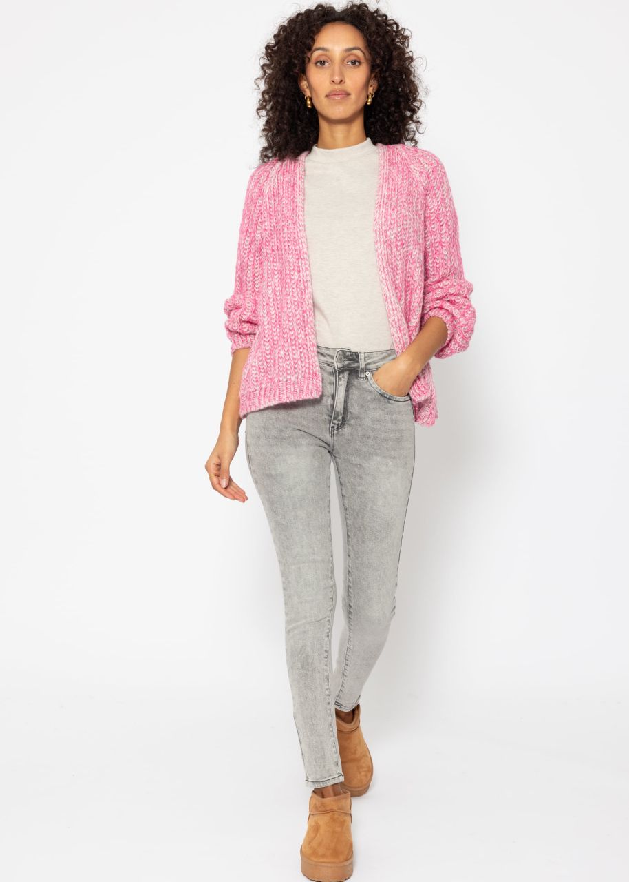 Raglan cardigan - pink