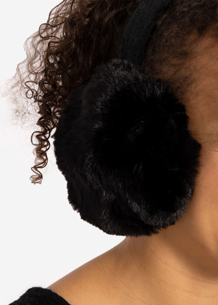 Ear warmer, black