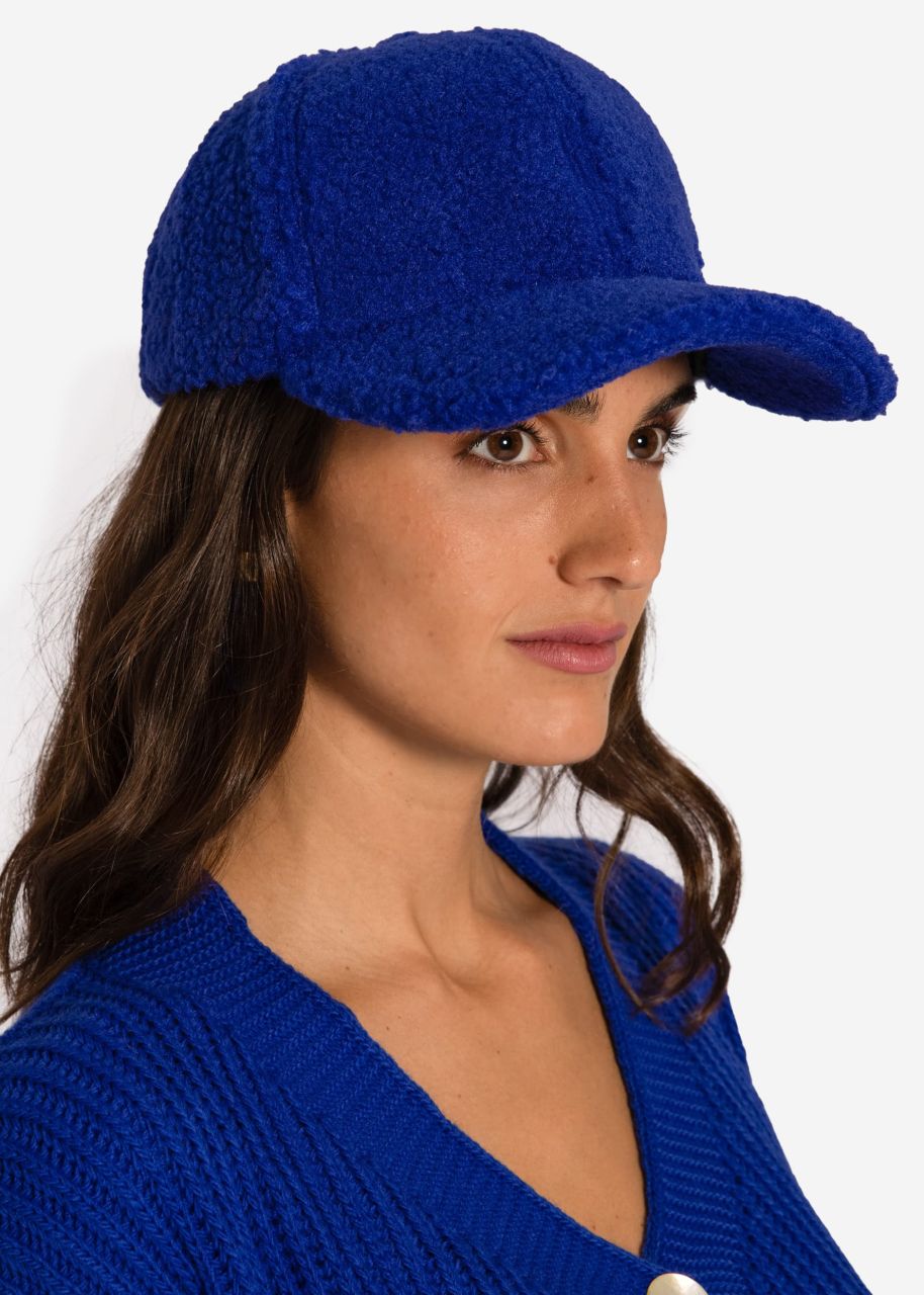 Teddy cap, royal blue