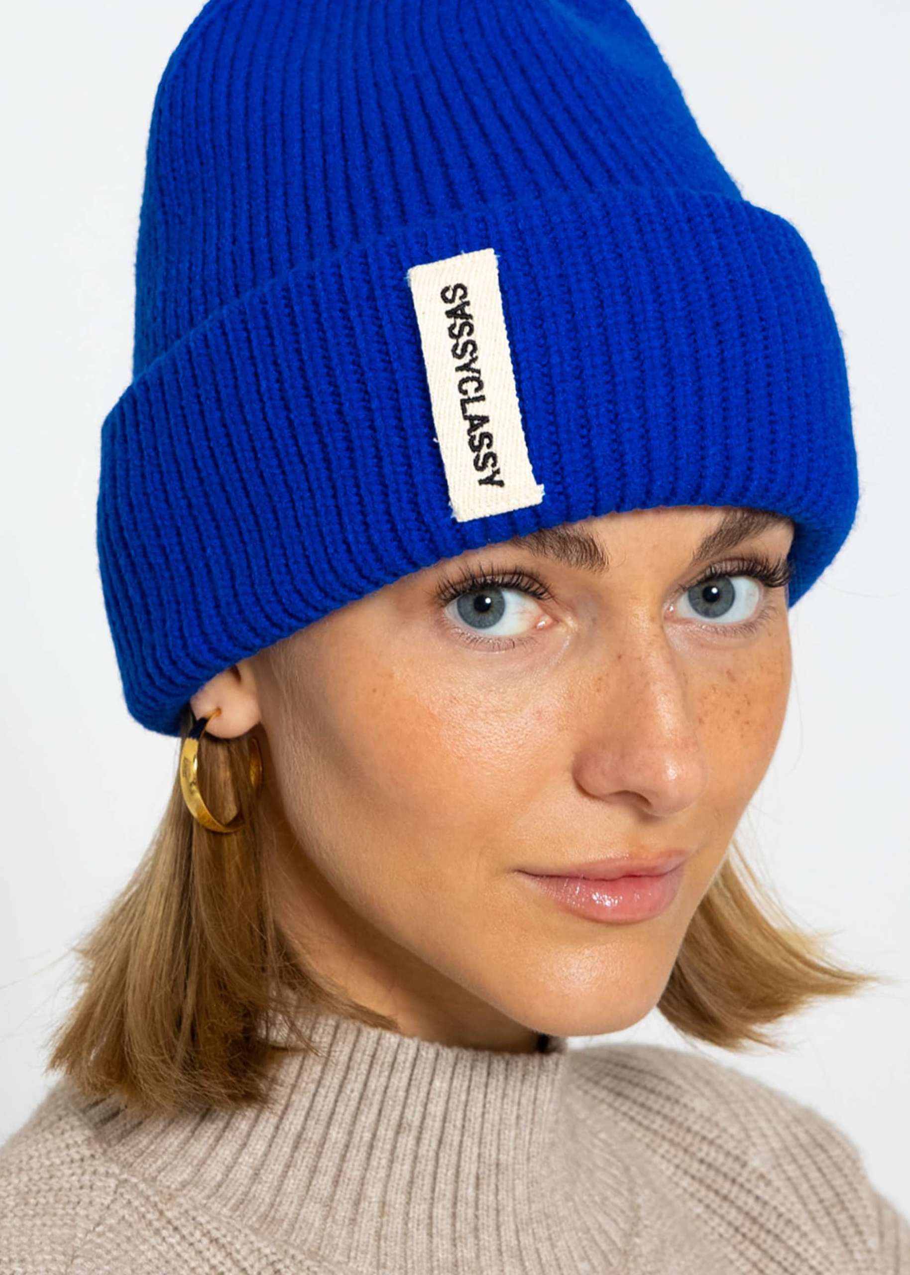 SASSYCLASSY Beanie - royal blue