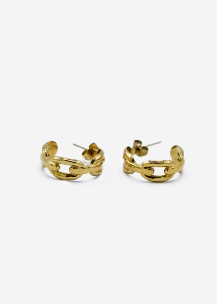 Creoles with structure, gold