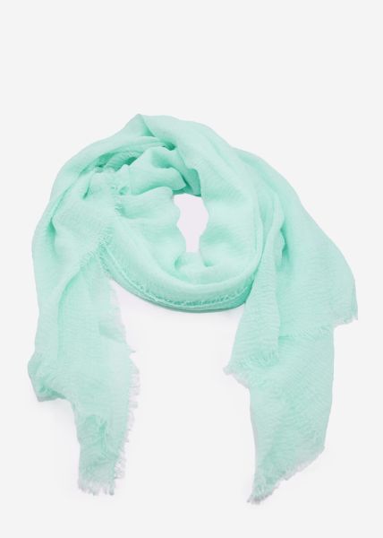 Muslin scarf, turquoise