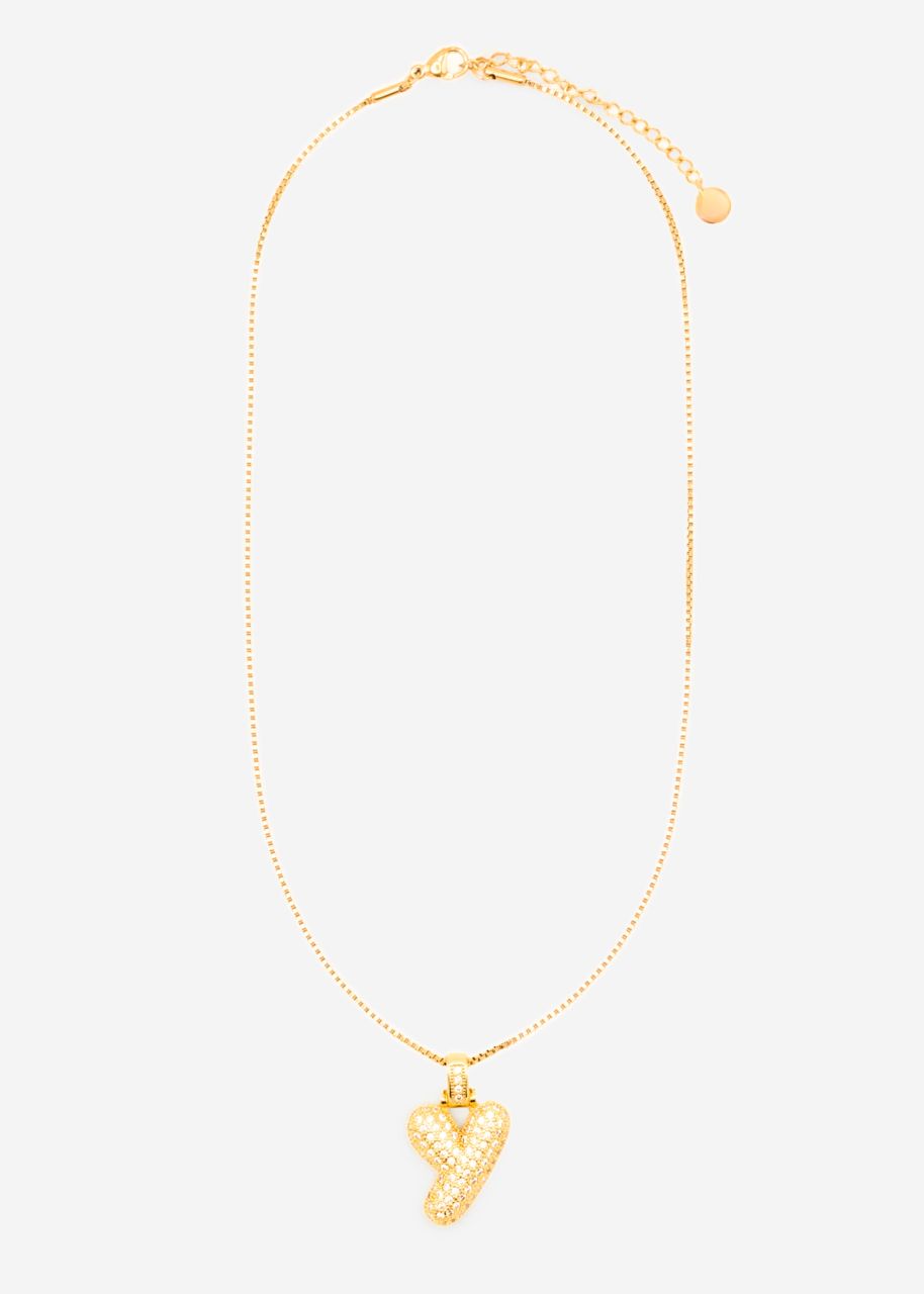 Letter chain - Y - gold