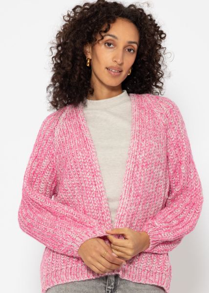 Raglan cardigan - pink