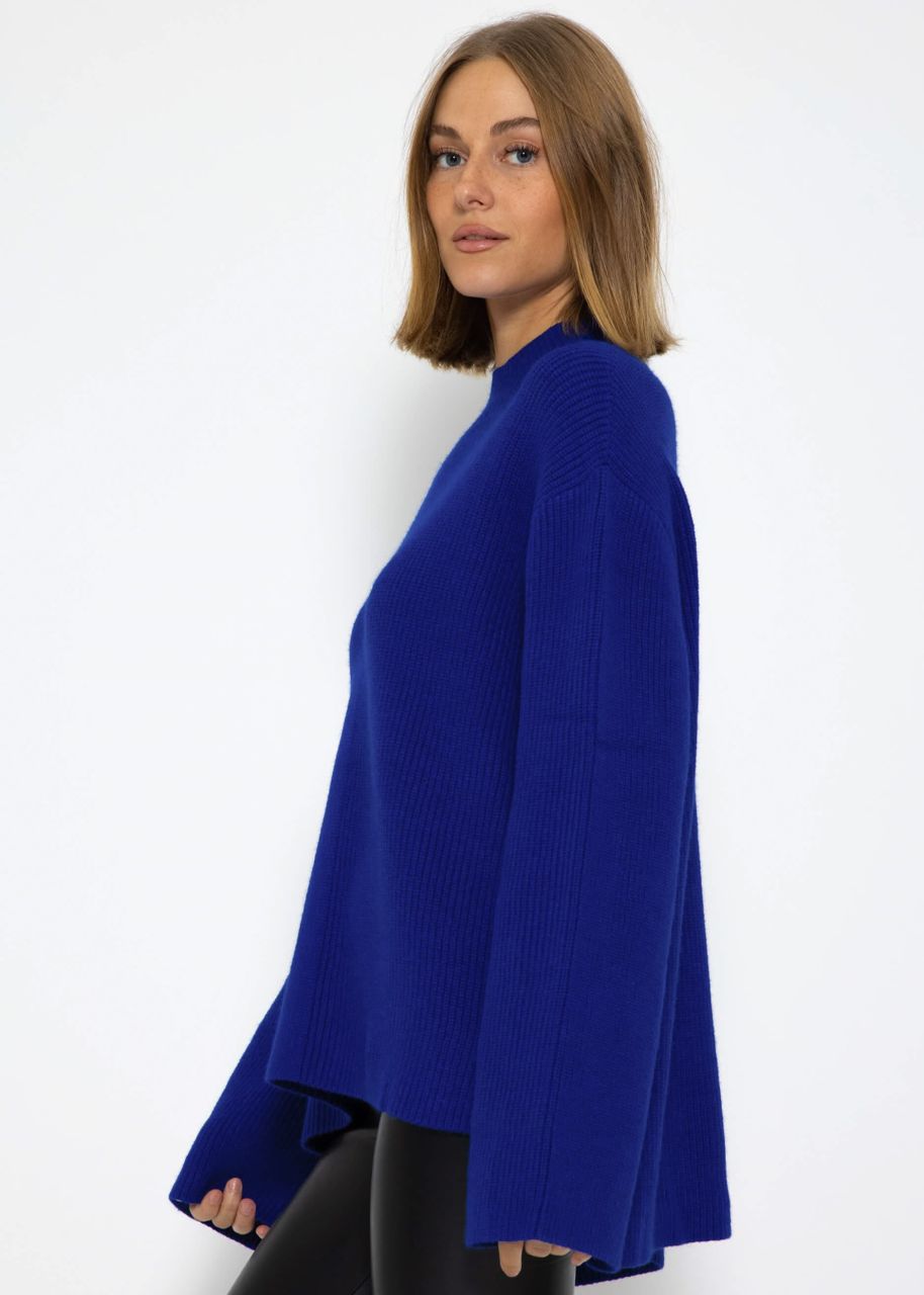 Turtleneck jumper - royal blue