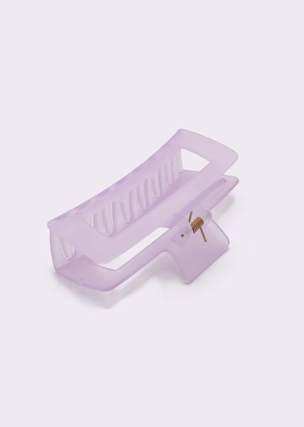 Large hair clip, purple