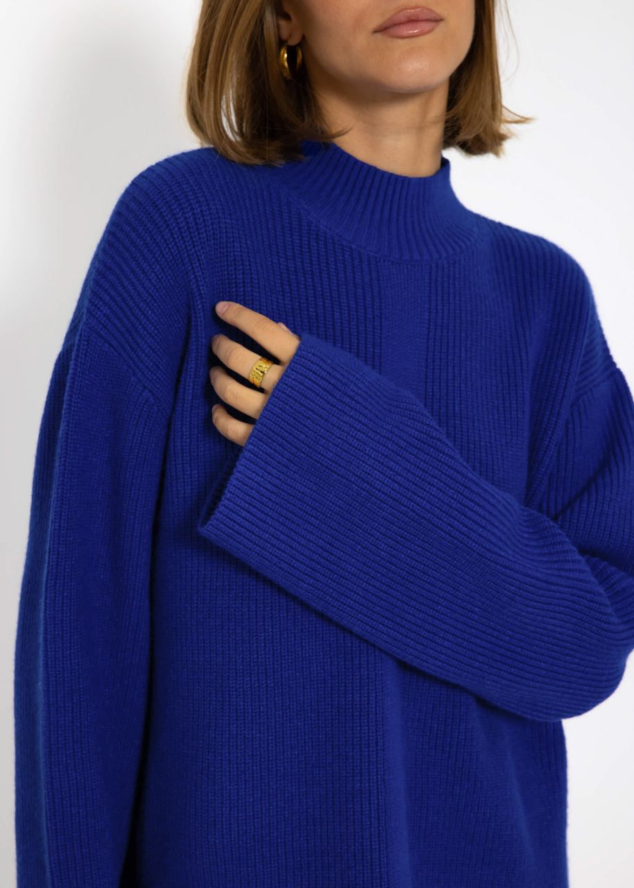 Turtleneck jumper - royal blue