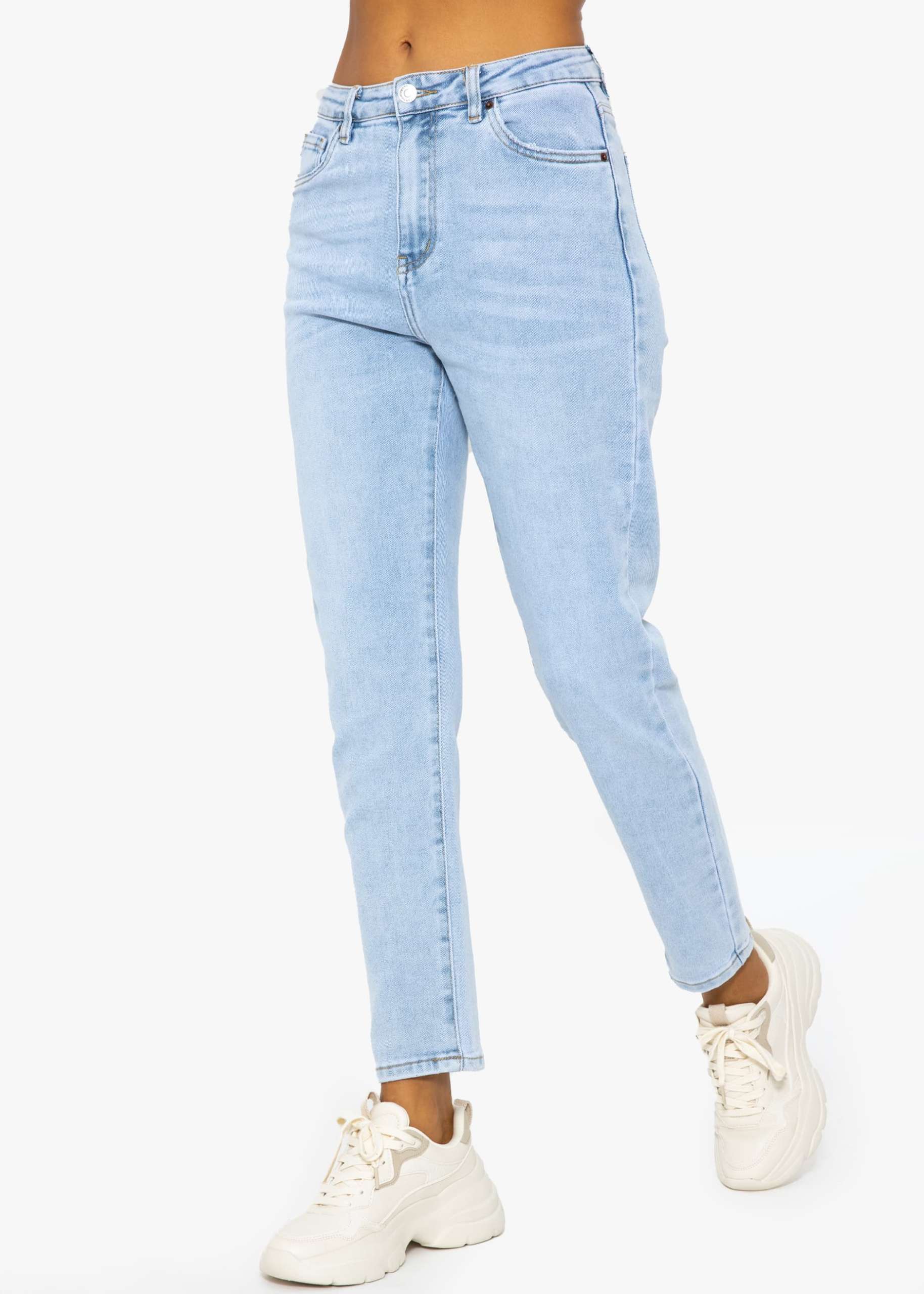 Relax Fit Highwaist Jeans, light blue