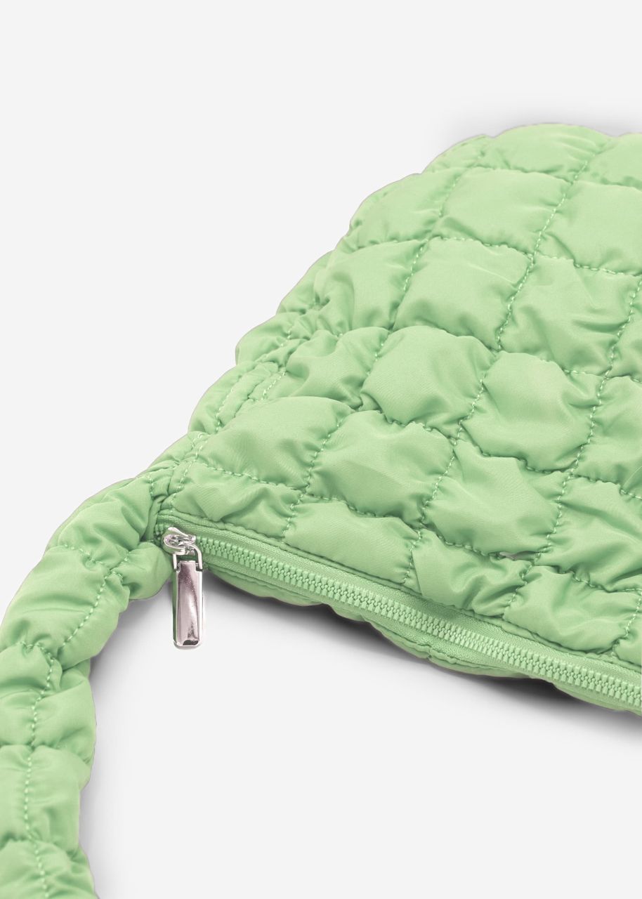 Quilted bag - light green