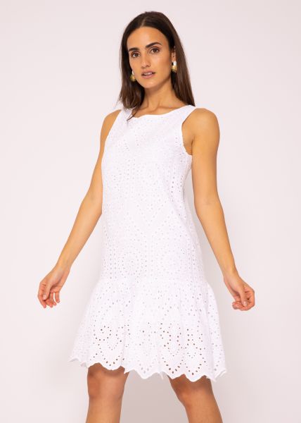 Lace dress, white
