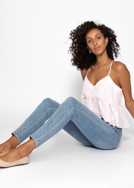 Highwaist Skinny Jeans - hellblau