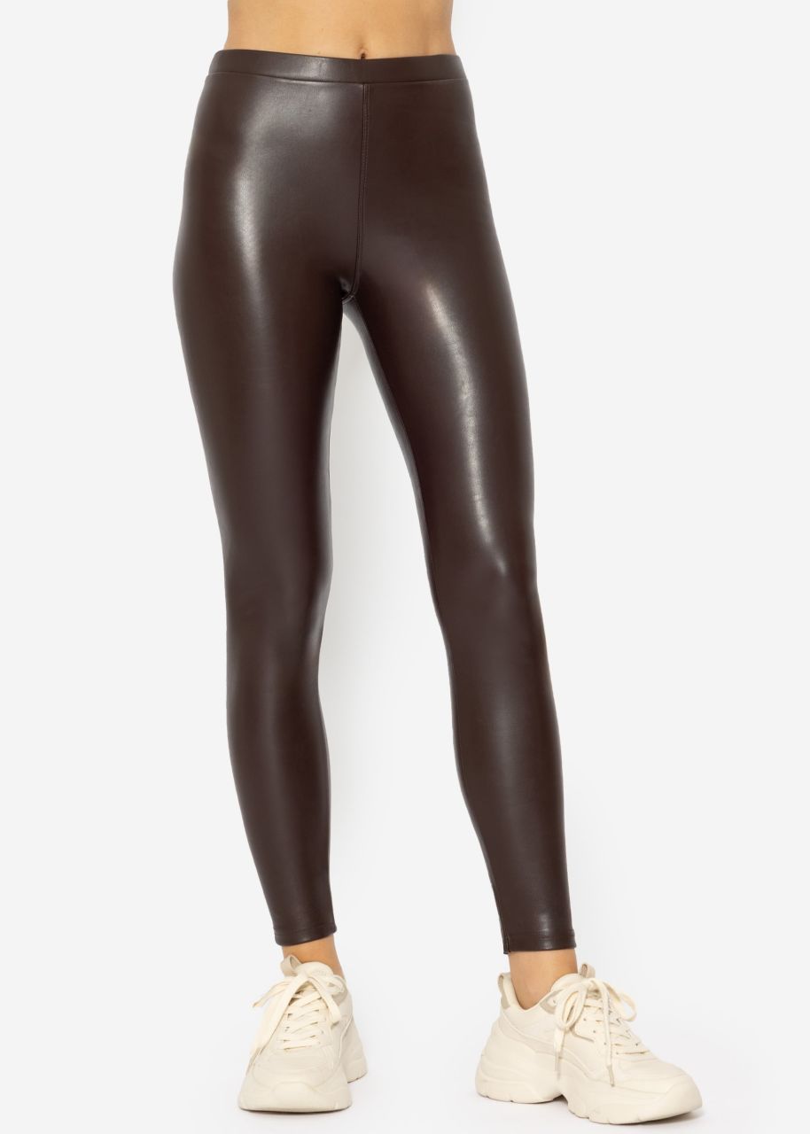 Thermo leggings, dark brown