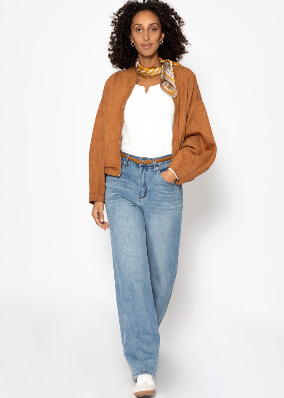 Ribbed long sleeve shirt - offwhite