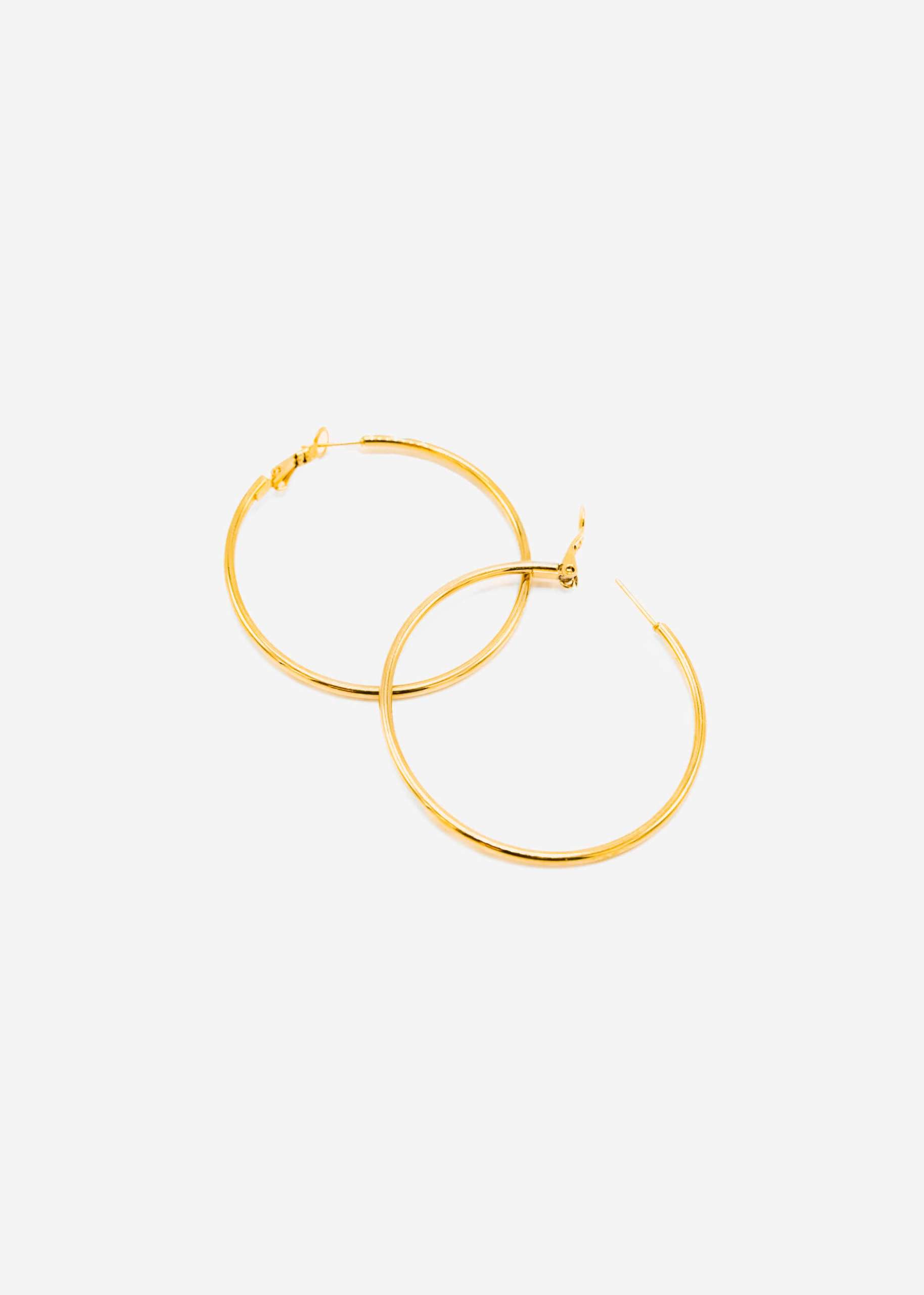 Hoop earrings - gold