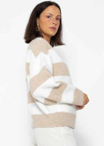 Oversize cardigan - beige