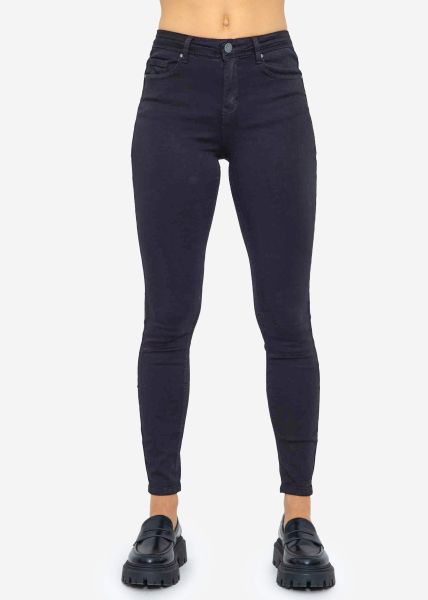 Stretchy push up jeans, black