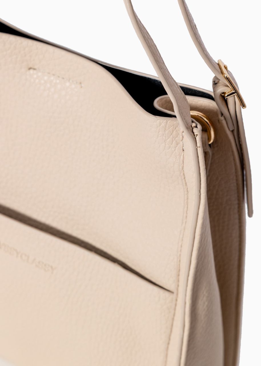 Bag with adjustable strap - beige