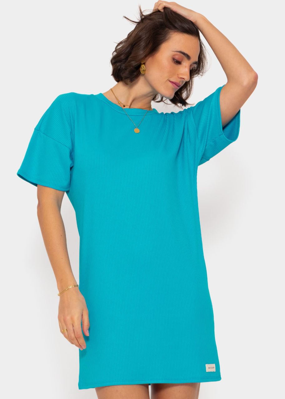 T-shirt dress - azure blue