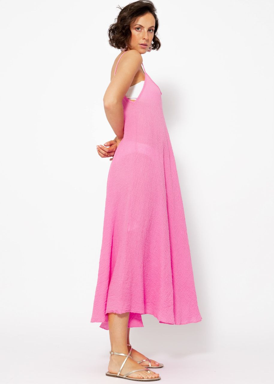 Muslin beach dress - pink