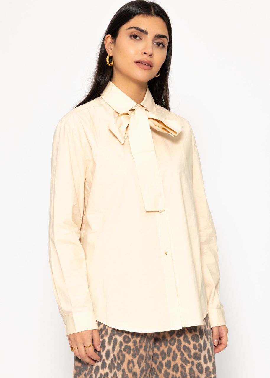 Flared blouse - butter yellow