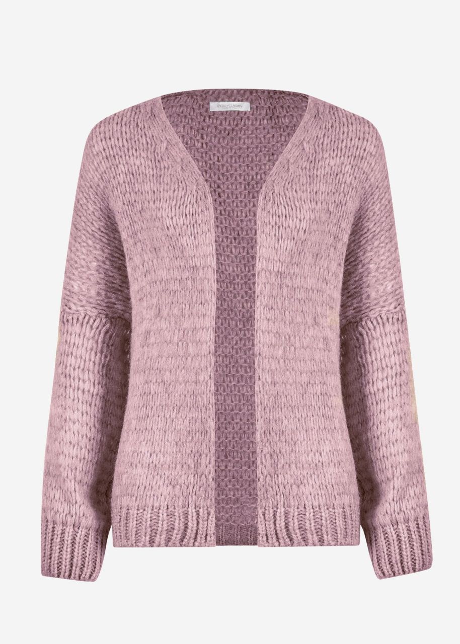 Oversize cardigan - dusky pink