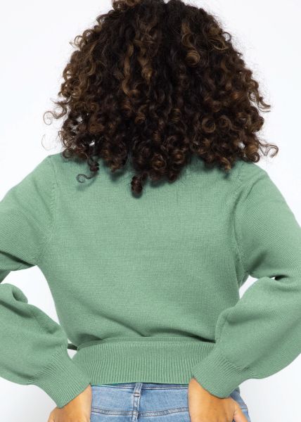Wickel Cardigan - grün