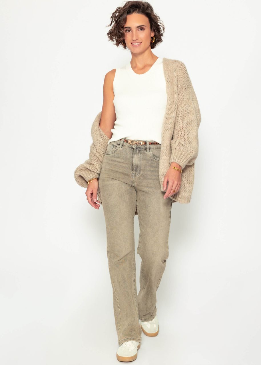 Knitted top - offwhite