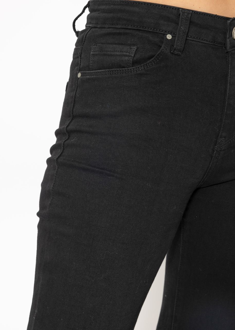 Flared jeans - black