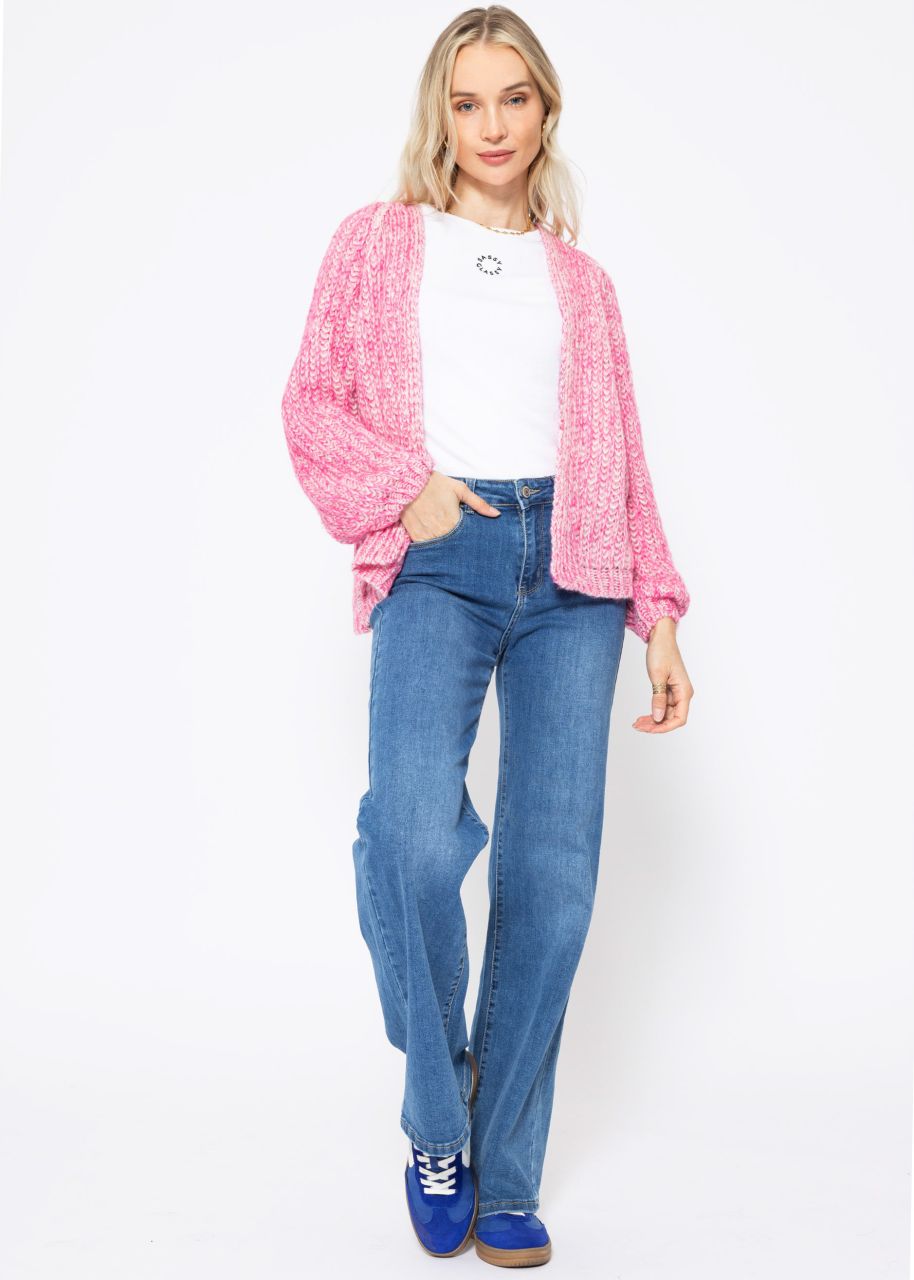 Raglan cardigan - pink