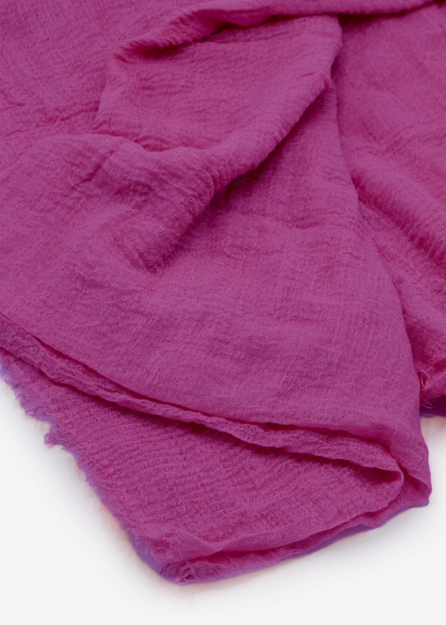 Muslin scarf, plum