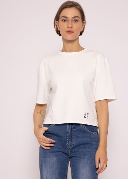 T-shirt with print, offwhite
