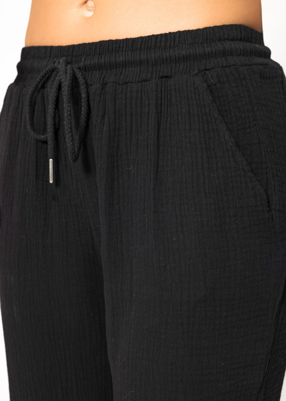 Muslin Pants, black