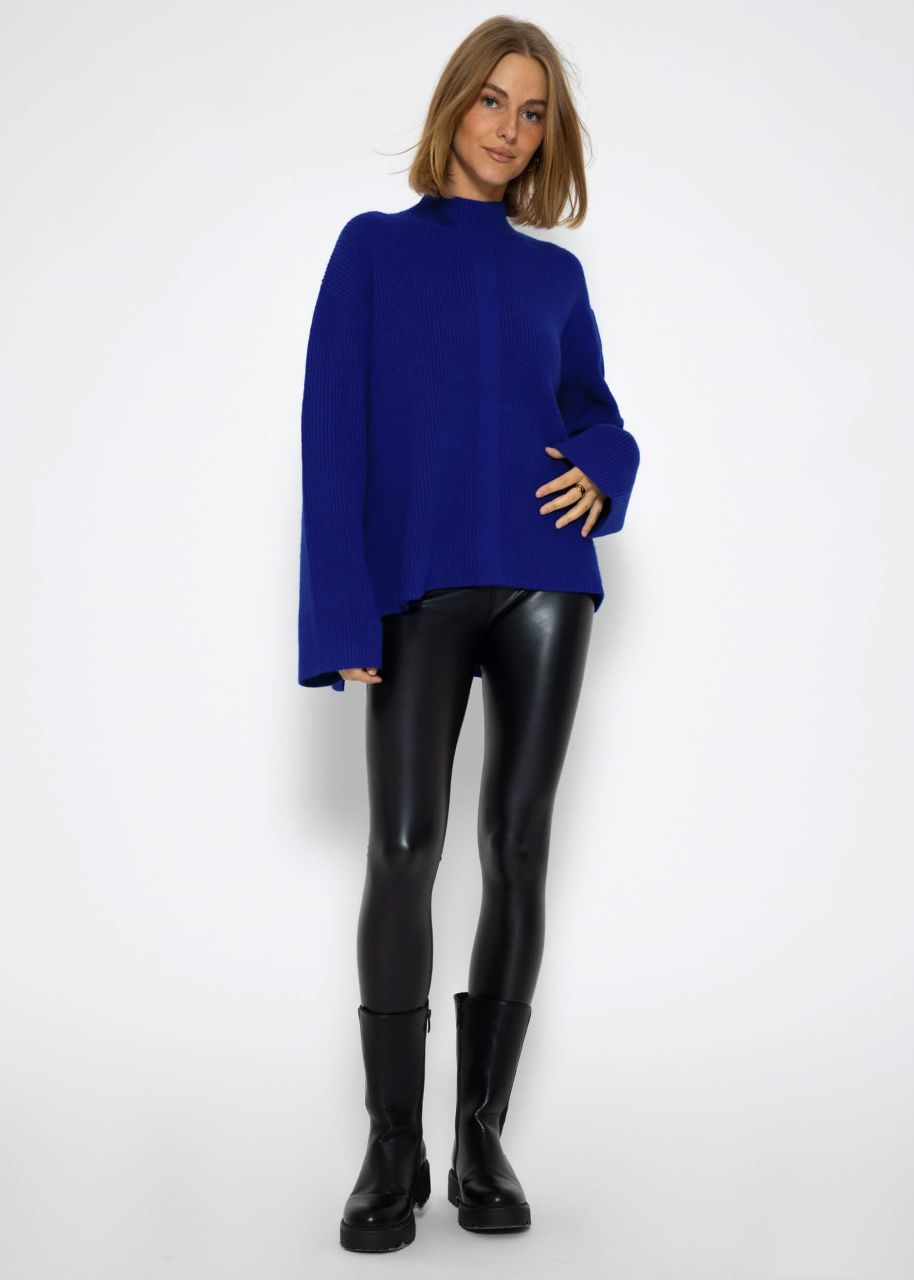 Turtleneck jumper - royal blue