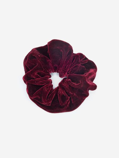 Velvet scrunchie, red