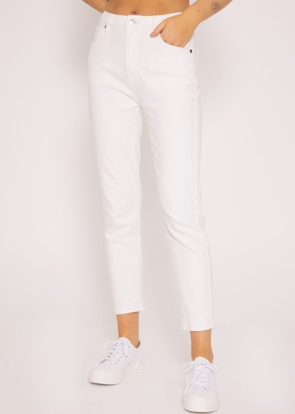 Shorter Relax Fit Jeans, offwhite