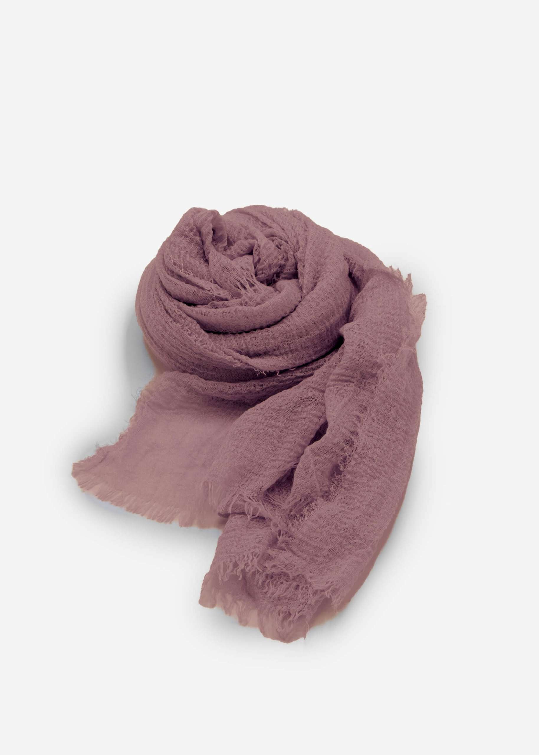 Musselin Schal - violett
