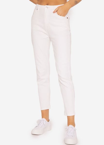 Shorter Relax Fit Jeans, offwhite