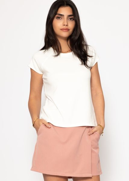 T-shirt with raglan seam - offwhite