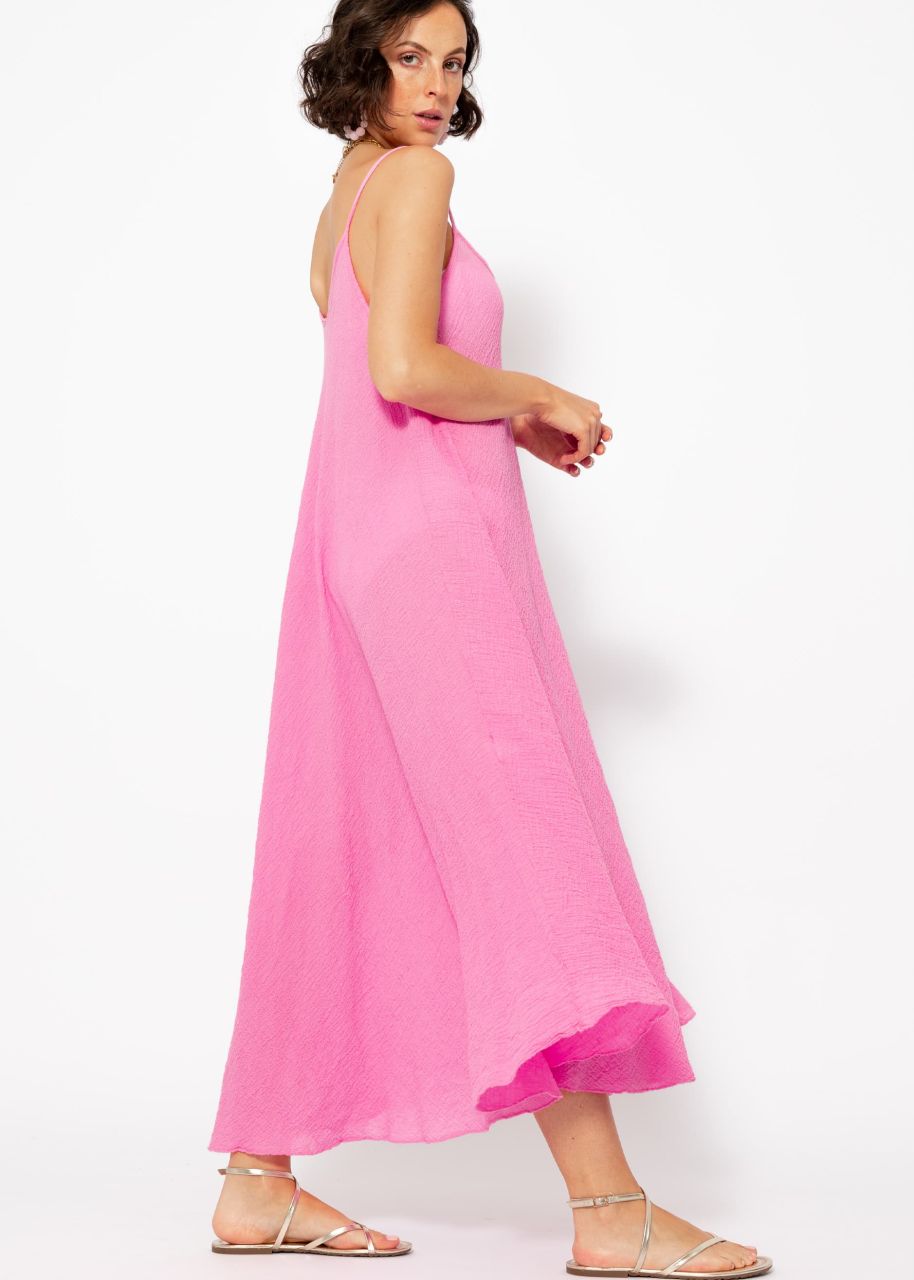 Muslin beach dress - pink