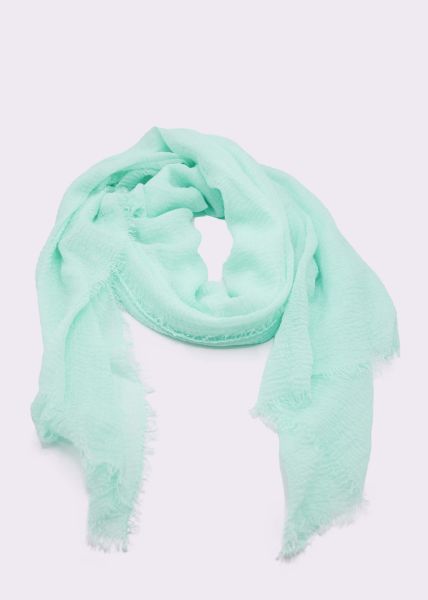 Muslin scarf, turquoise